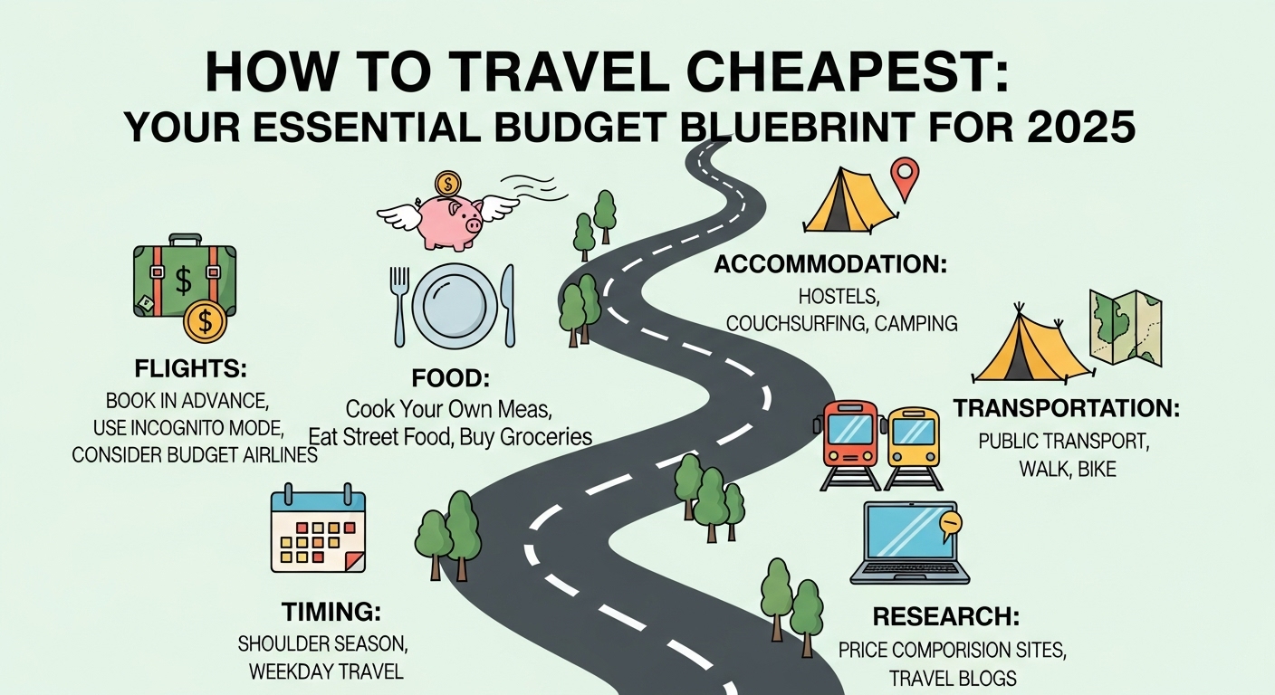 How to Travel Cheapest: Your Essential Budget Blueprint for 2025
